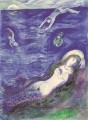 Así salí del mar contemporáneo de Marc Chagall